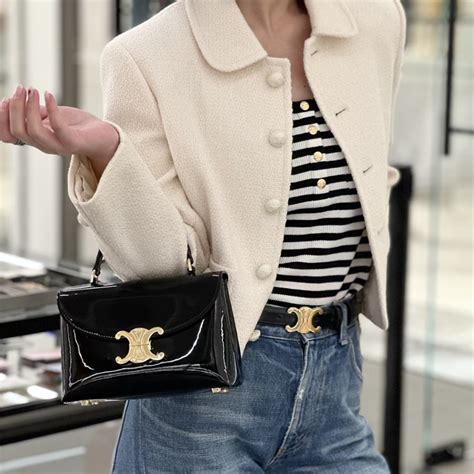 celine tins|Celine tomboy bag.